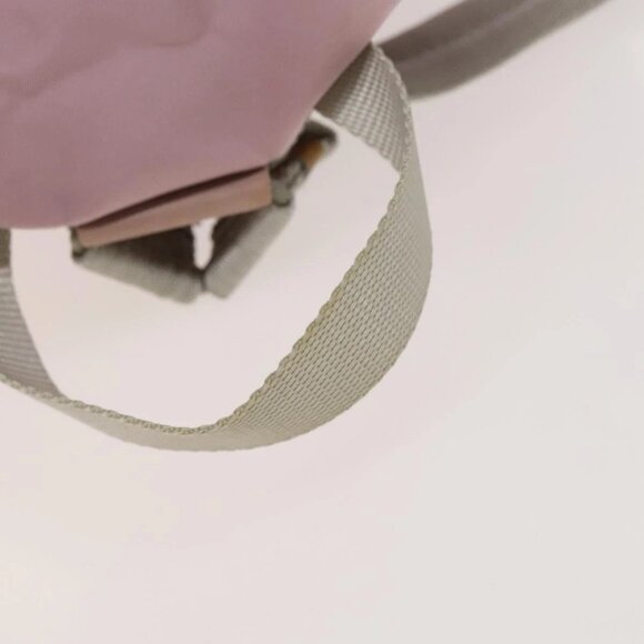 PRADA Backpack Nylon Pink Silver Auth 119214 - Picture 12 of 16